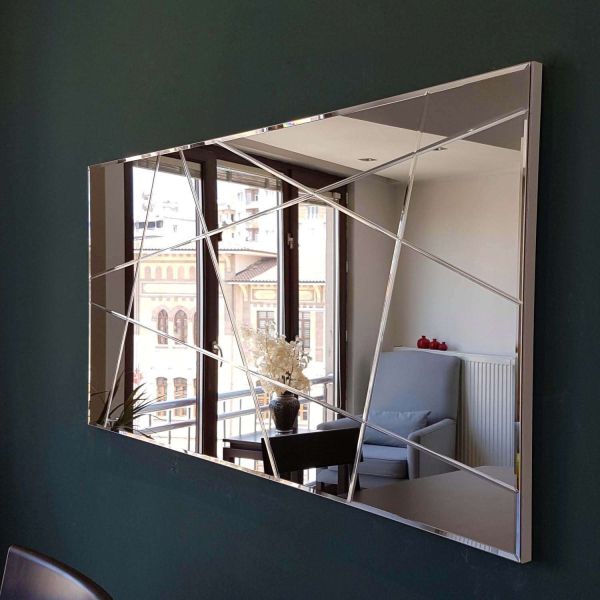 Miroir en verre 130 x 62 cm - 6