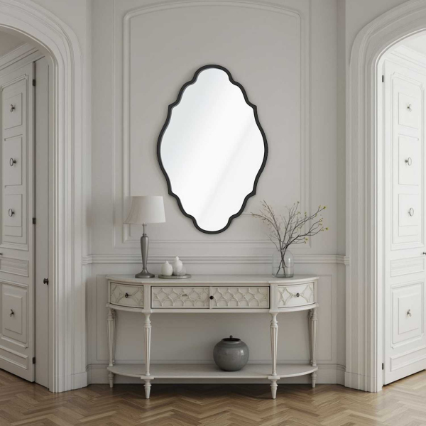 Miroir en verre et MDF 30 x 47 cm Axis - HANAH HOME