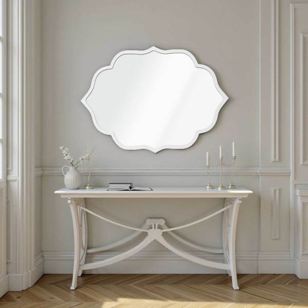 Miroir en verre et MDF 30 x 42 cm Velvet - HANAH HOME