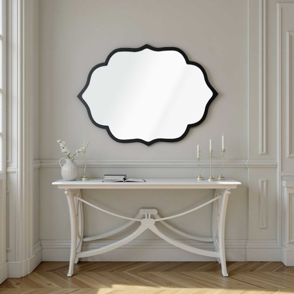 Miroir en verre et MDF 30 x 42 cm Velvet - HANAH HOME