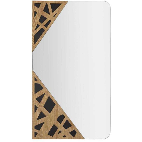 Miroir en verre et mdf Angle 50 x 1 x 90 cm