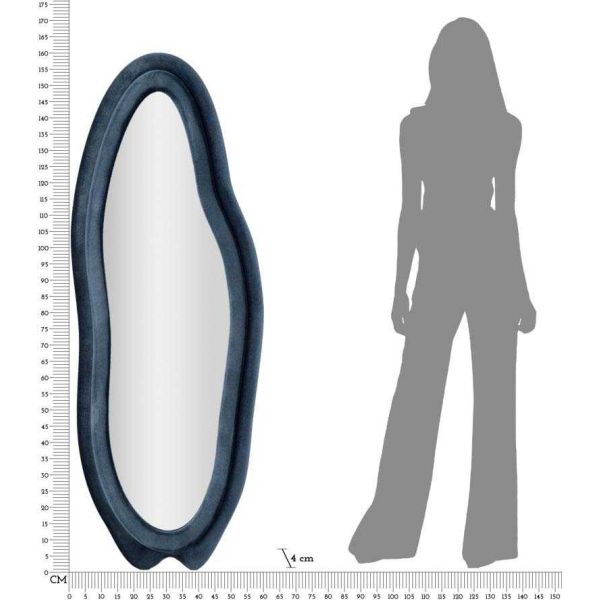 Miroir en verre et tissu Chanel 60 x 41 x 160 cm - MAU-0371