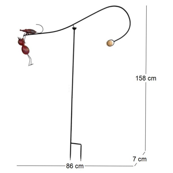 Mobile de jardin en fer - LEG-0339