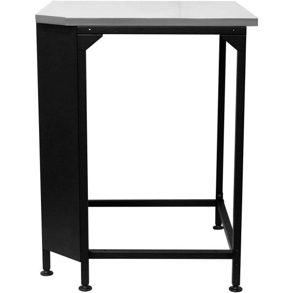 Module d'angle cuisine extérieure avec plan de travail en inox - BGS-0119