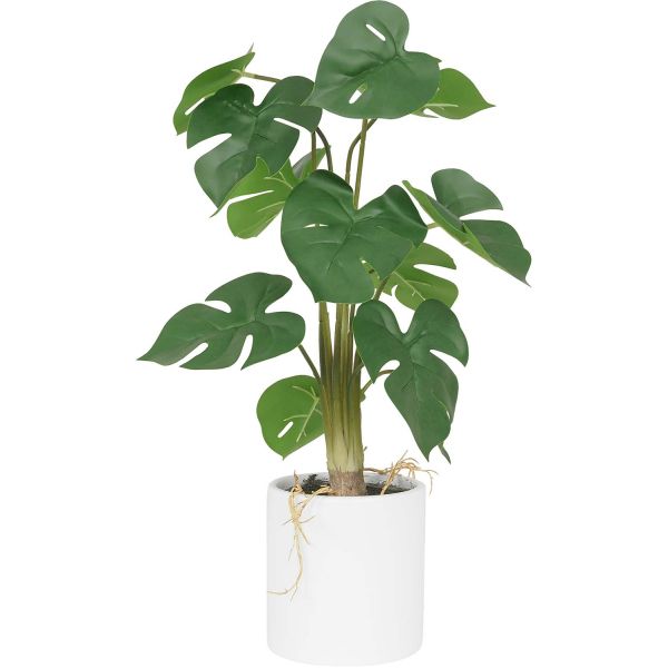 Monstera artificiel pot en céramique 50 cm