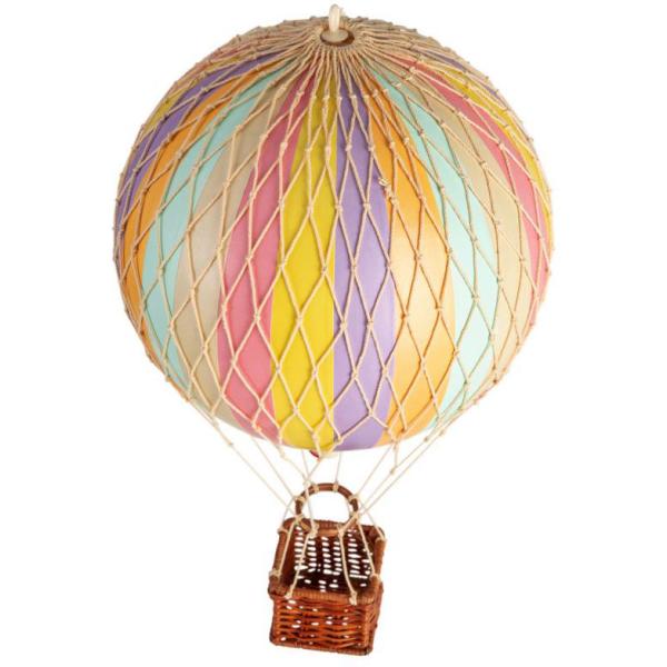 Montgolfière décorative à suspendre Floating the skies 18 x 30 cm - AUT-0106