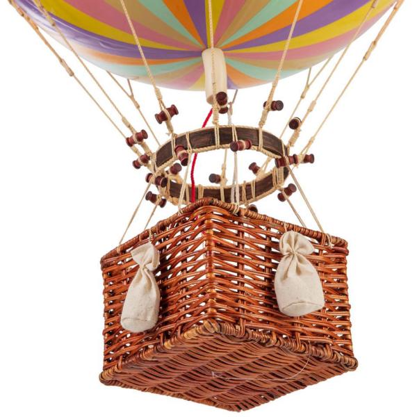 Montgolfière décorative à suspendre Floating the skies 32 x 56 cm - Authentic models