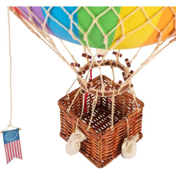 Montgolfière décorative à suspendre Floating the skies 32 x 56 cm - AUT-0109