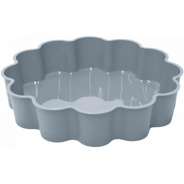 Moule à gateau en silicone 6 parts coeur (gris)