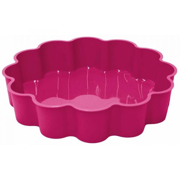 Moule A Gateau En Silicone 6 Parts Coeur Rose