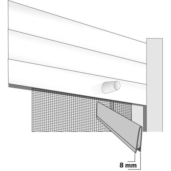 Rideau moustiquaire pour porte fenêtre en polyester - 12,90