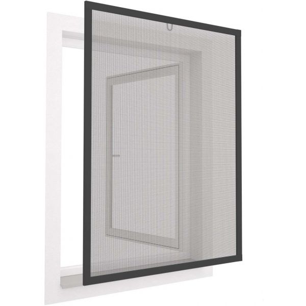 Moustiquaire pour fenêtre avec cadre en aluminium