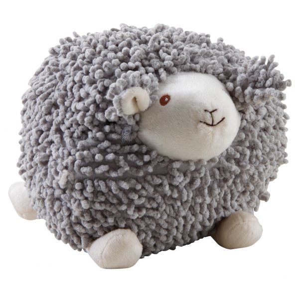 Mouton en coton gris Shaggy