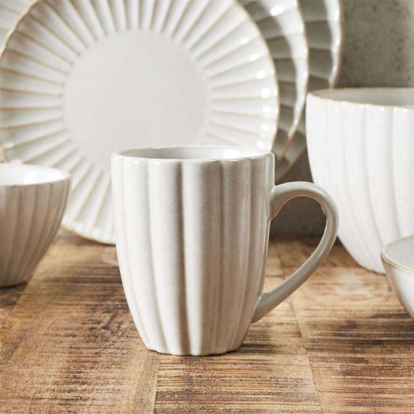 Mug en grès 30cl Vlora (Lot de 6) - THE HOME DECO FACTORY