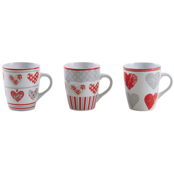Mug en grès coeur rouge - 5
