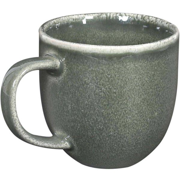 Mug en grès vert Au grès du temps 30 cl (Lot de 6) - 23,90