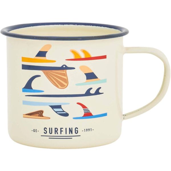 Mug en métal émaillé Surfing - BAT-0152