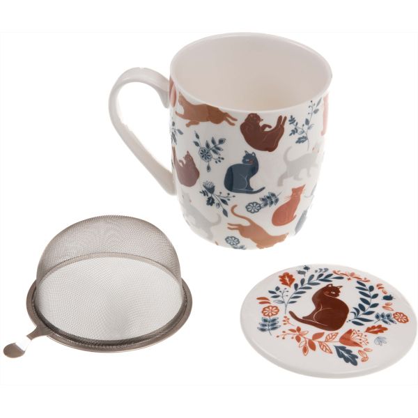 Mug en porcelaine imprimé avec filtre Léo