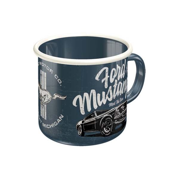 Mug publicitaire en métal émaillé 360 ml