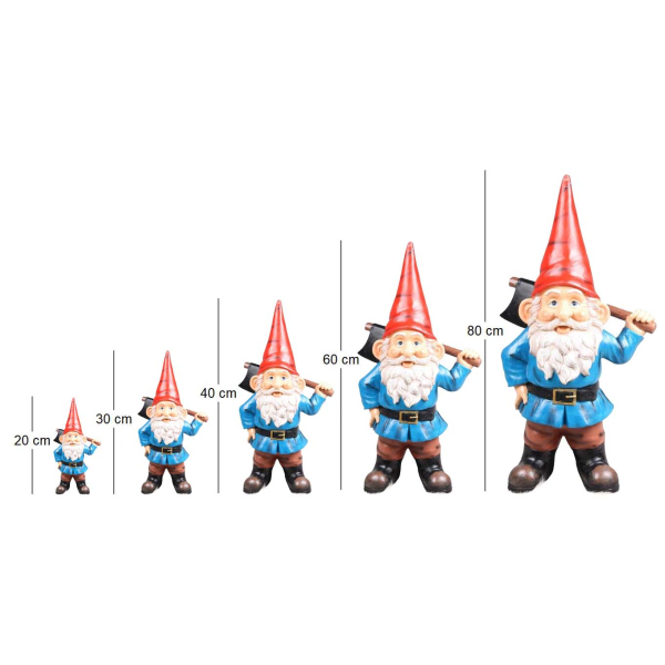 Nain de jardin en résine André - IMH-0491