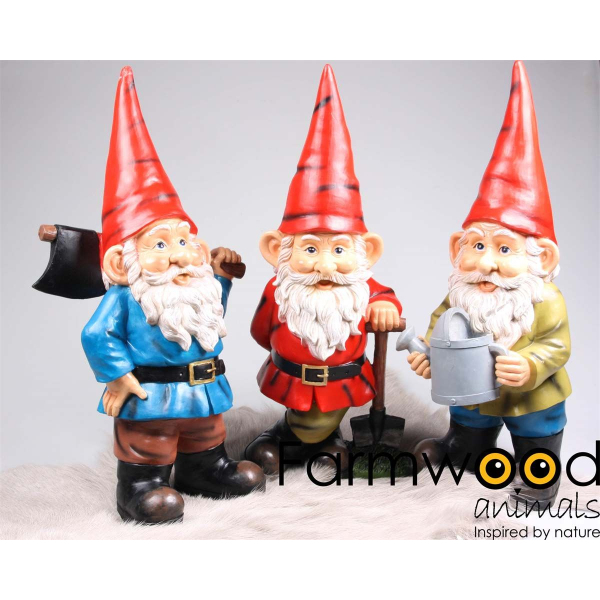 Nain de jardin en résine André - 6