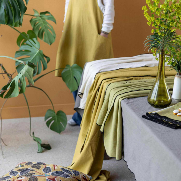 Nappe en coton recyclé Grace 170 x 300 cm - SDE-0887