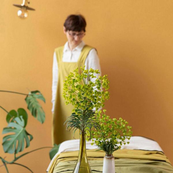 Nappe en coton recyclé Grace 140 x 140 cm - 6