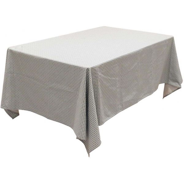 Nappe Rectangulaire Tissu Reversible 140 x 250 cm Jacquard Motifs