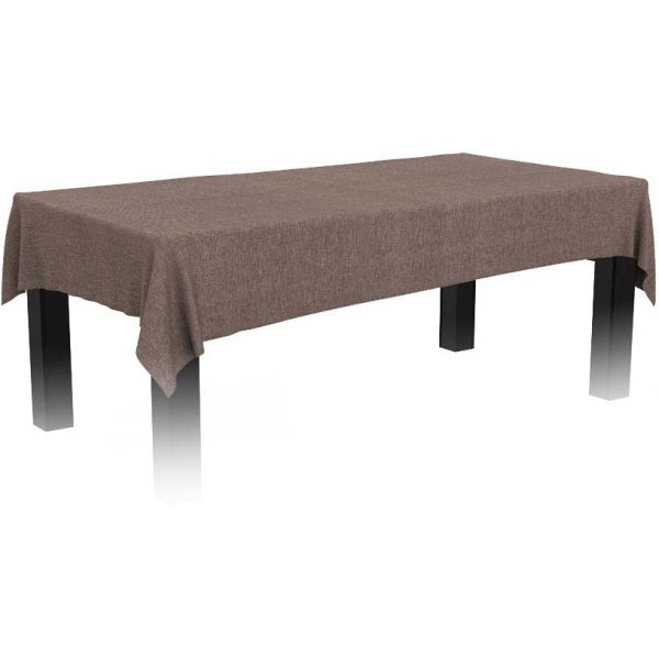 Nappe rectangulaire effet lin imperméable 260 x 170 cm