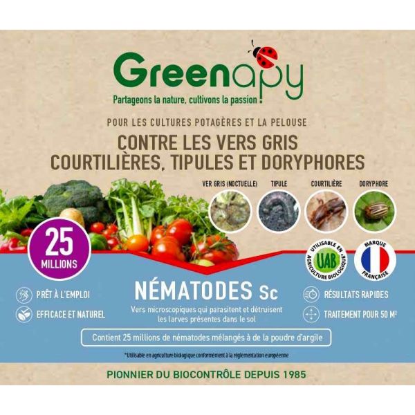 Nématodes Sc anti vers gris et doryphores