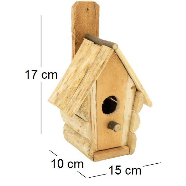 Nichoir en bois pour fixation murale Marguerite - AUB-4916