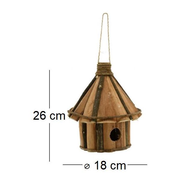 Nichoir en bois tranché Rosario - AUBRY GASPARD