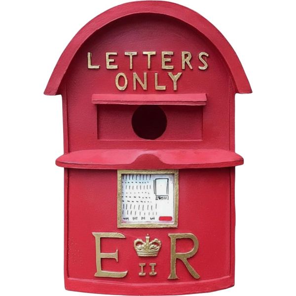 Nichoir boite à lettres britannique rouge - 5