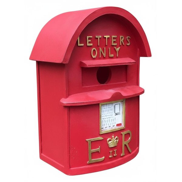 Nichoir boite à lettres britannique rouge