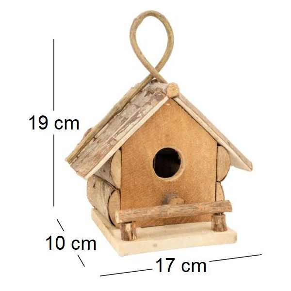 Nichoir maisonnette en bois Loboc - AUB-4915