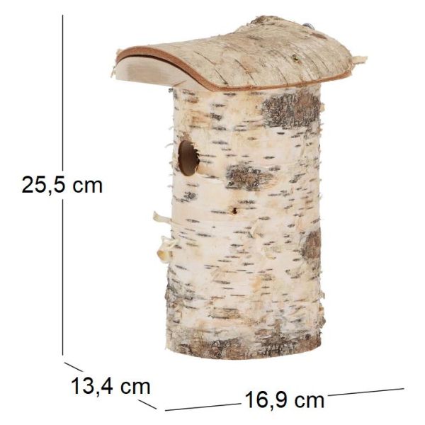 Nichoir pour mésange bleue en bois de bouleau - ESS-1493