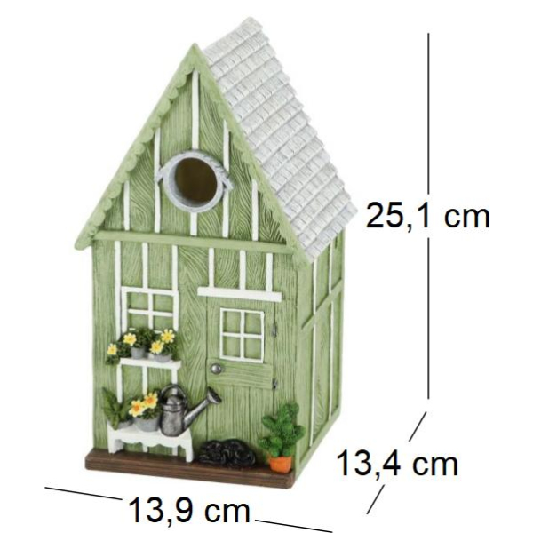 Nichoir à mésange en polyrésine et bois contreplaqué - ESS-1267