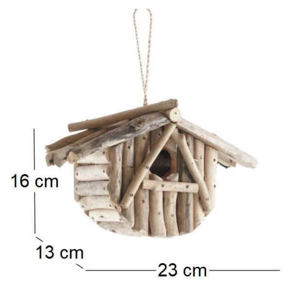 Nichoir oiseau en bois flotté - AUBRY GASPARD