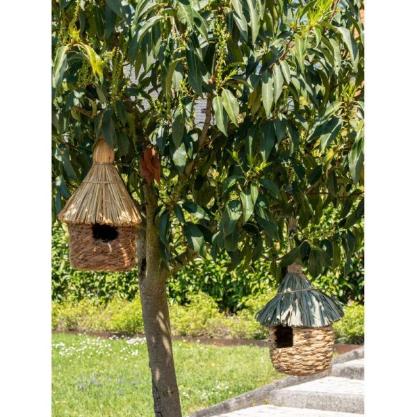 Nichoir en paille et bambou. - AUBRY GASPARD