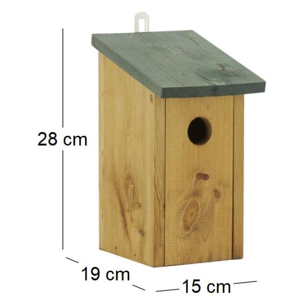 Nichoir en pin - AUB-5037