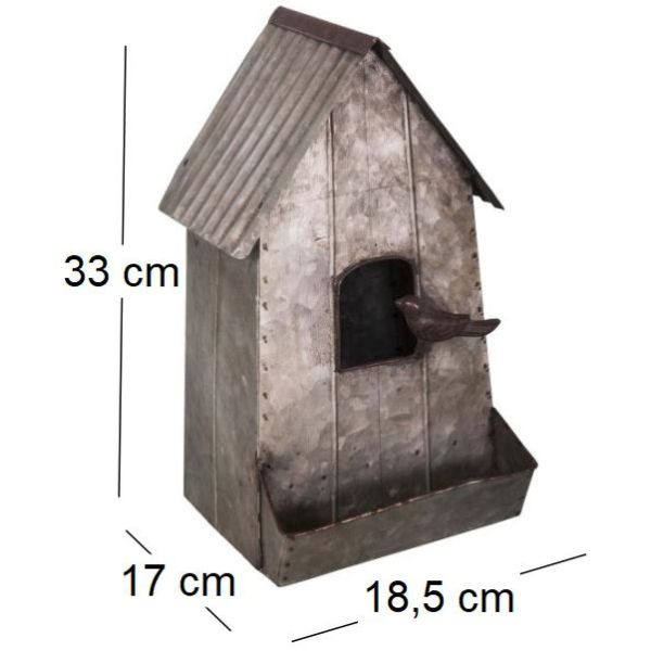 Nichoir en zinc vintage - ANTIC LINE CRéATIONS