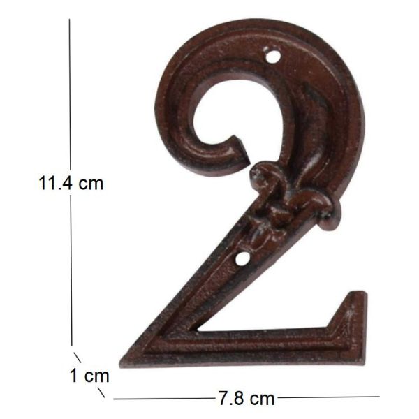 Numéro de maison en fonte - 5