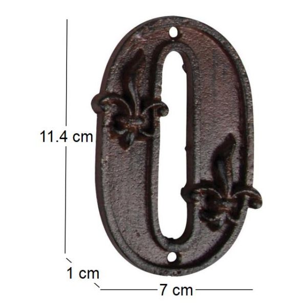 Numéro de maison en fonte - 5