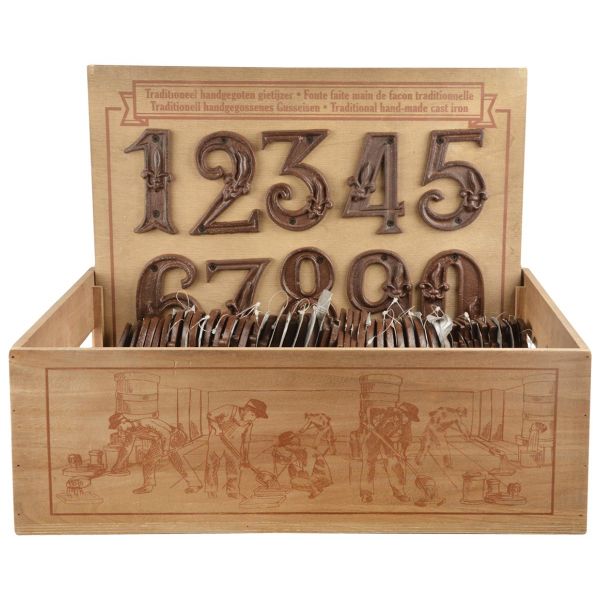 Numéro de maison en fonte - ESS-0321