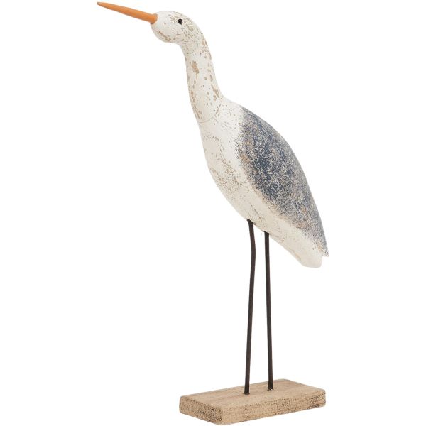 Oiseau en bois sur socle 33 x 46 cm