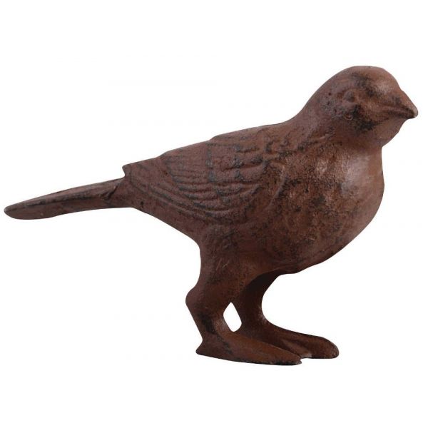 Oiseau déco en fonte