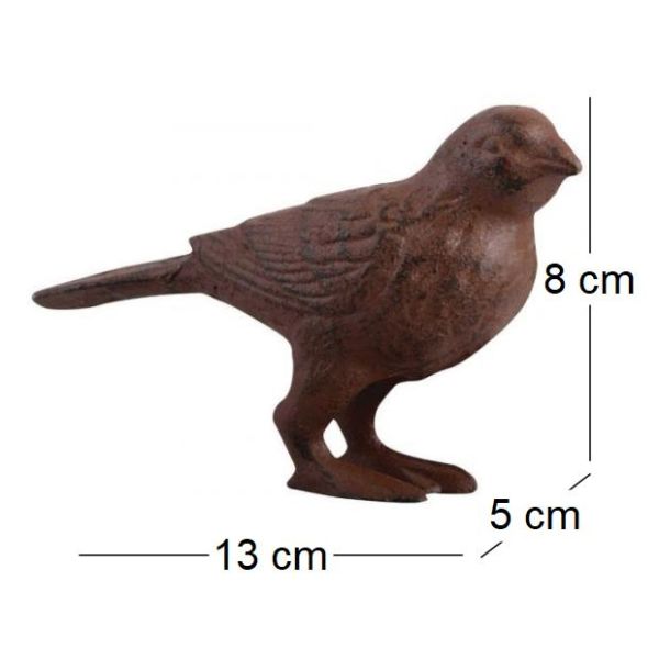 Oiseau déco en fonte - ESS-0300