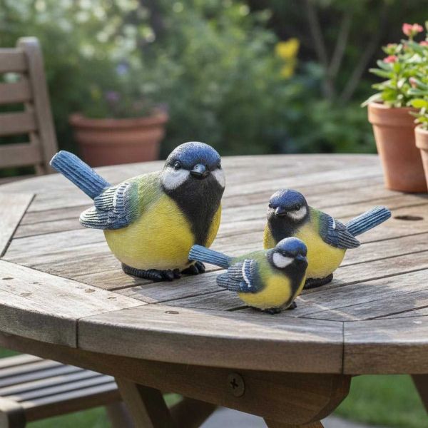 Oiseau mésange charbonnière en résine - Farmwood animals