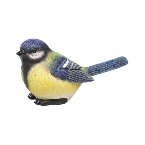 Oiseau mésange charbonnière en résine