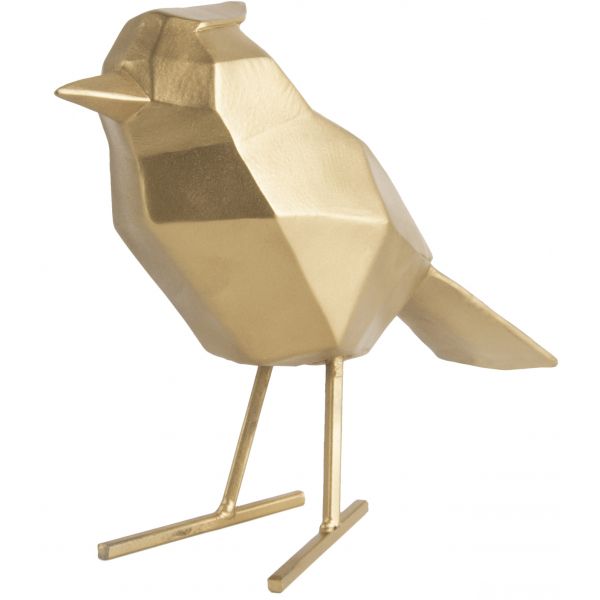 Oiseau en résine mat origami 24cm